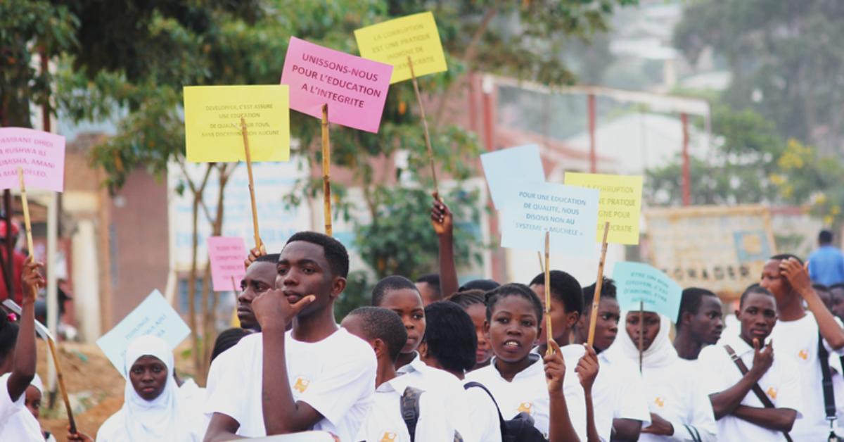 L’éducation à l’intégrité, une initiative pour mettre fin à la corruption en milieu scolaire!